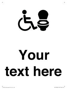 DV10926: Custom information: Accessible Toilet RtL