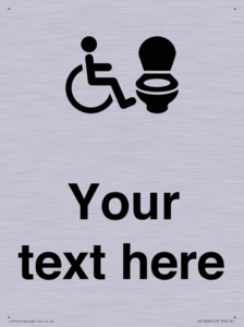 DV10926: Custom information: Accessible Toilet RtL