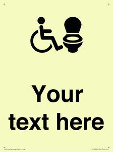 DV10926: Custom information: Accessible Toilet RtL