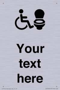 DV10926: Custom information: Accessible Toilet RtL