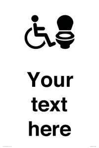 DV10926: Custom information: Accessible Toilet RtL