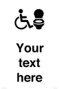 DV10926: Custom information: Accessible Toilet RtL