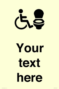 DV10926: Custom information: Accessible Toilet RtL