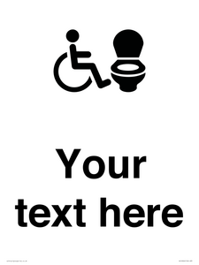 DV10926: Custom information: Accessible Toilet RtL
