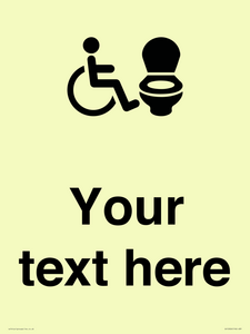 DV10926: Custom information: Accessible Toilet RtL