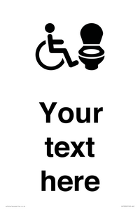 DV10926: Custom information: Accessible Toilet RtL