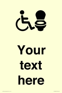 DV10926: Custom information: Accessible Toilet RtL