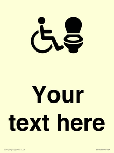 DV10926: Custom information: Accessible Toilet RtL