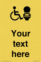 DV10926: Custom information: Accessible Toilet RtL