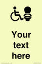 DV10926: Custom information: Accessible Toilet RtL