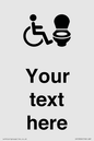 DV10926: Custom information: Accessible Toilet RtL