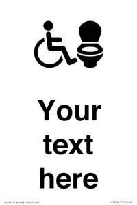 DV10926: Custom information: Accessible Toilet RtL