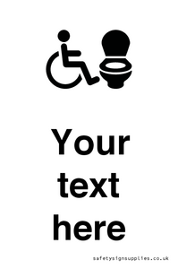 DV10926: Custom information: Accessible Toilet RtL