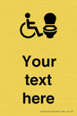 DV10926: Custom information: Accessible Toilet RtL