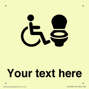 DV10926: Custom information: Accessible Toilet RtL