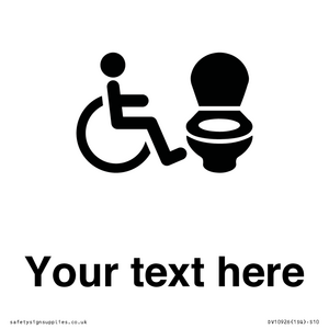 DV10926: Custom information: Accessible Toilet RtL