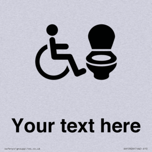 DV10926: Custom information: Accessible Toilet RtL