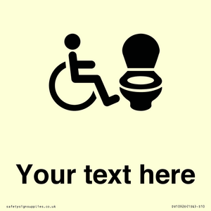 DV10926: Custom information: Accessible Toilet RtL
