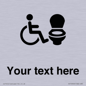 DV10926: Custom information: Accessible Toilet RtL