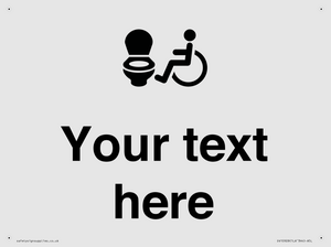 DV10928: Custom information: Accessible Toilet LtR