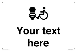 DV10928: Custom information: Accessible Toilet LtR