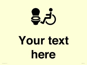 DV10928: Custom information: Accessible Toilet LtR