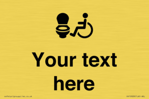 DV10928: Custom information: Accessible Toilet LtR