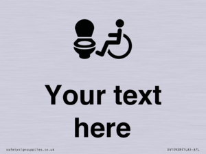 DV10928: Custom information: Accessible Toilet LtR