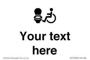 DV10928: Custom information: Accessible Toilet LtR