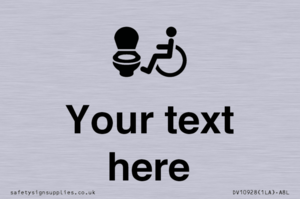 DV10928: Custom information: Accessible Toilet LtR