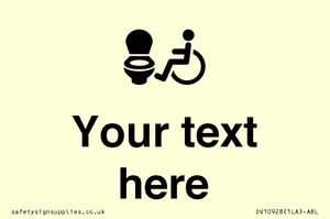 DV10928: Custom information: Accessible Toilet LtR
