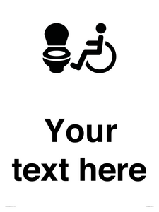 DV10928: Custom information: Accessible Toilet LtR