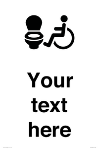 DV10928: Custom information: Accessible Toilet LtR