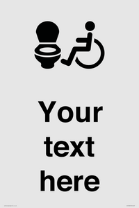 DV10928: Custom information: Accessible Toilet LtR