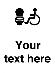 DV10928: Custom information: Accessible Toilet LtR