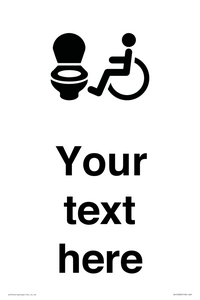 DV10928: Custom information: Accessible Toilet LtR