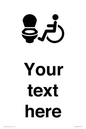 DV10928: Custom information: Accessible Toilet LtR