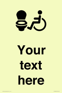 DV10928: Custom information: Accessible Toilet LtR