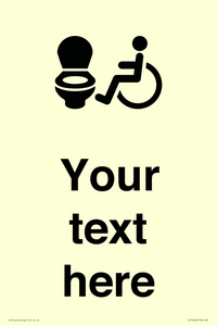 DV10928: Custom information: Accessible Toilet LtR