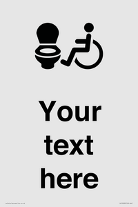 DV10928: Custom information: Accessible Toilet LtR
