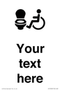 DV10928: Custom information: Accessible Toilet LtR