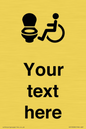 DV10928: Custom information: Accessible Toilet LtR