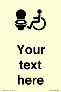 DV10928: Custom information: Accessible Toilet LtR