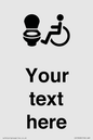 DV10928: Custom information: Accessible Toilet LtR