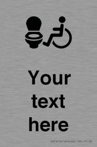 DV10928: Custom information: Accessible Toilet LtR