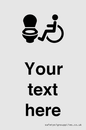 DV10928: Custom information: Accessible Toilet LtR