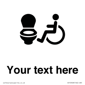 DV10928: Custom information: Accessible Toilet LtR