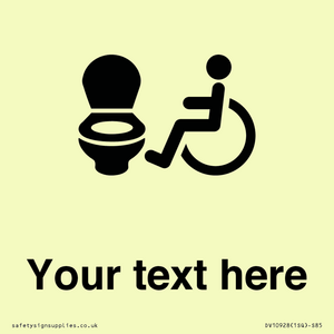 DV10928: Custom information: Accessible Toilet LtR