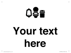 DV10930: Custom information: Toilets Urinals and WCs with Sanitary Bins