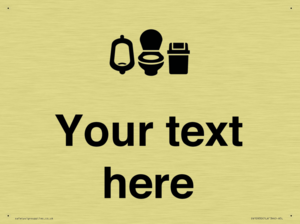 DV10930: Custom information: Toilets Urinals and WCs with Sanitary Bins